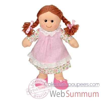 Petite poupée de chiffon Zélie 28cm - Enfantillage